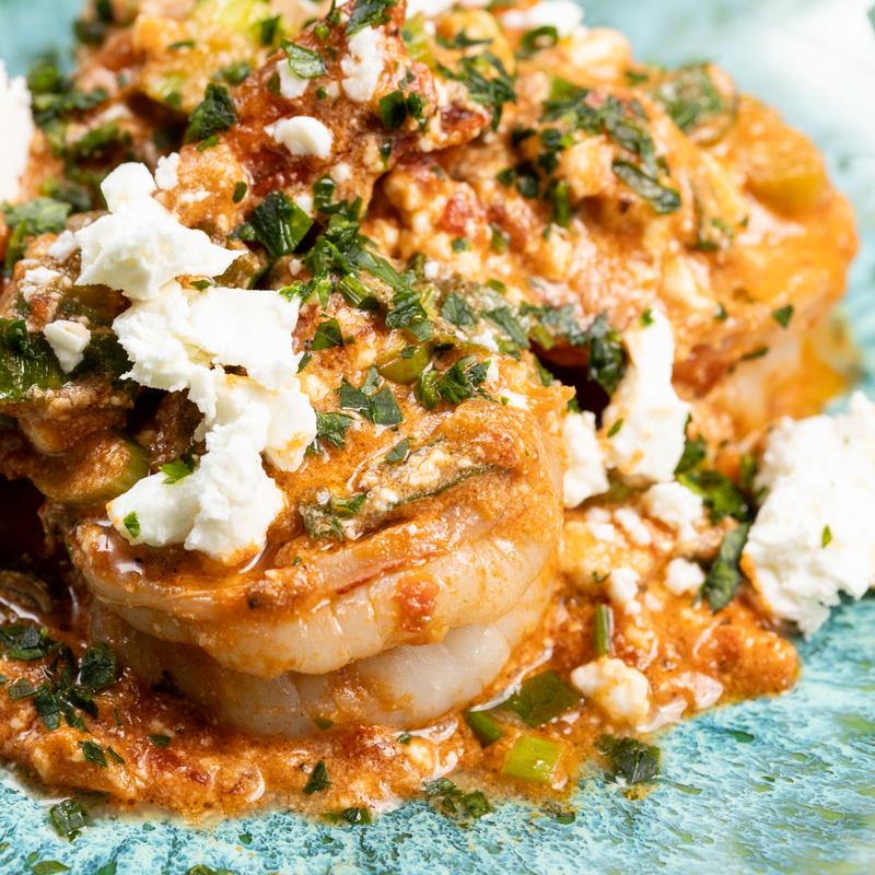 Garides Saganaki photo