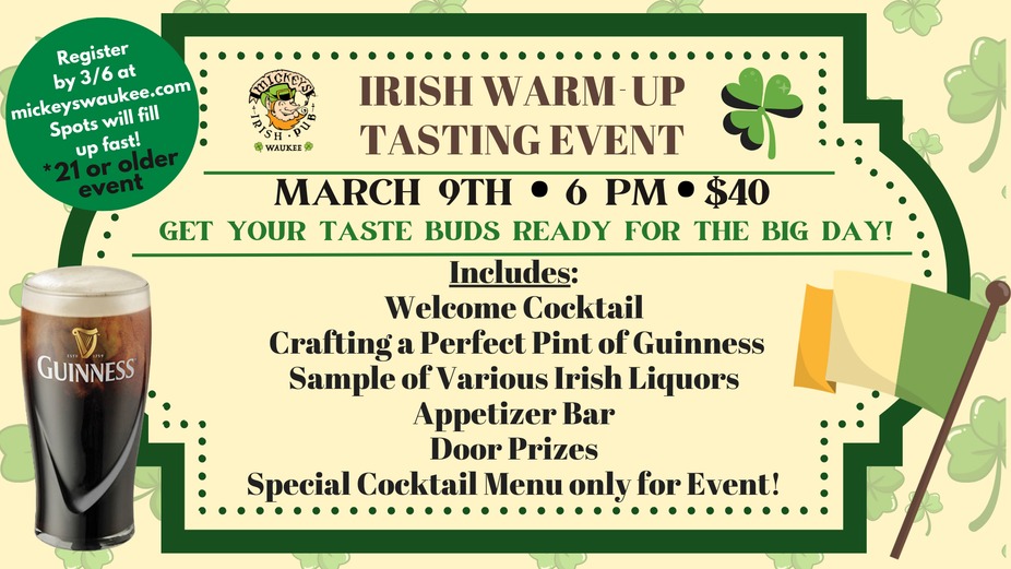 Irish Tasting Event! event photo