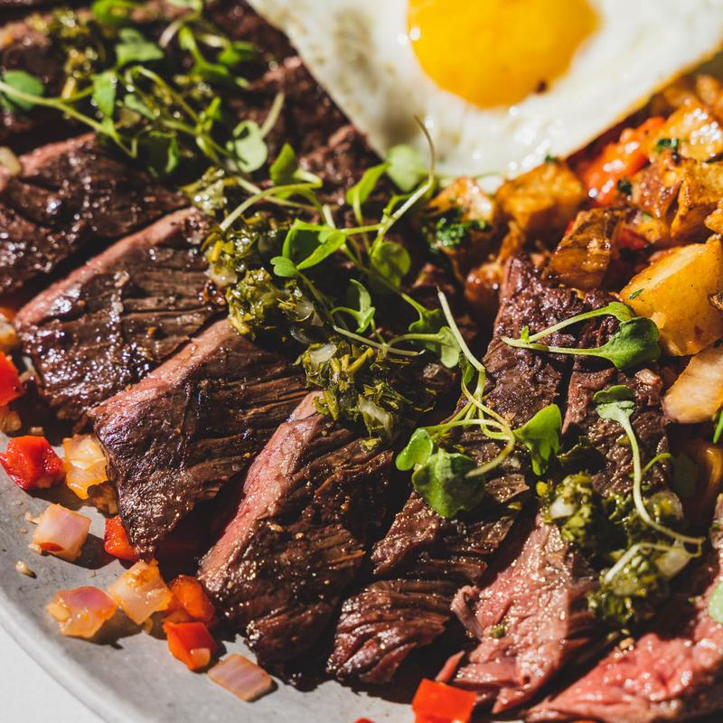 Skirt Steak & Eggs photo