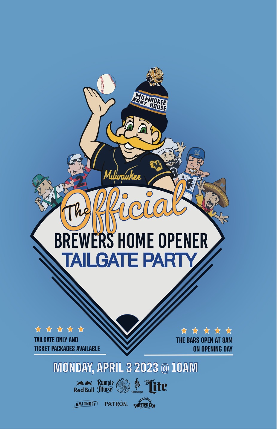 Official Brewers Opening Day Tailgate Party event photo