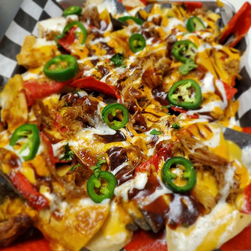 Overloaded Pork Nachos photo