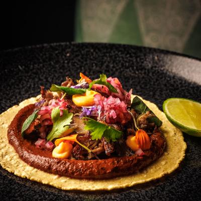 Duck Taco, Mole.