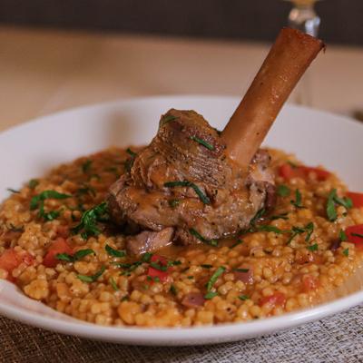 Lamb Shanks With Trahana.