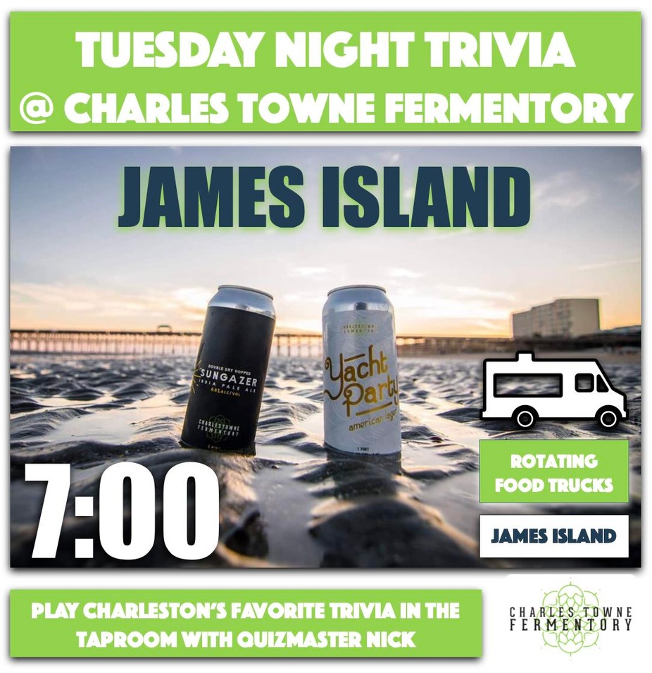 TUESDAY TRIVIA AT JAMES ISLAND! event photo