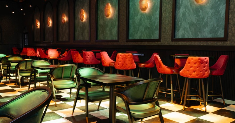 Interior, seating space