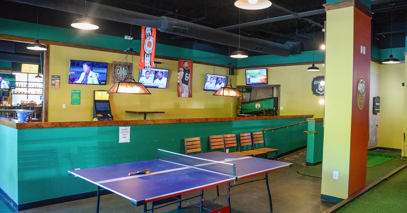 Table tennis waiting for the guests