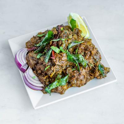 Lamb cooked in Peri Peri sauce.