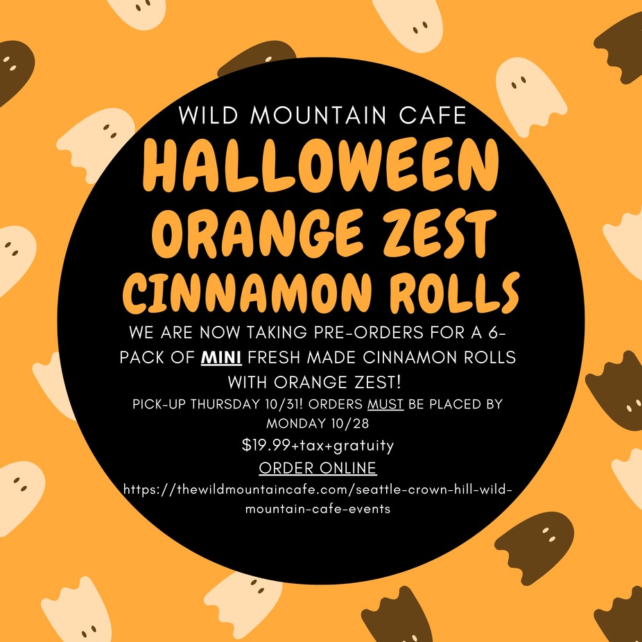 PRE-ORDER OUR MINI ORANGE ZEST CINNAMON ROLLS event photo