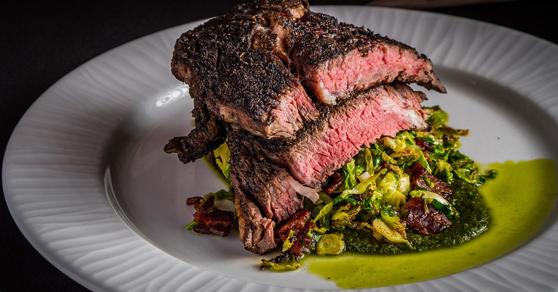 Seating area outside