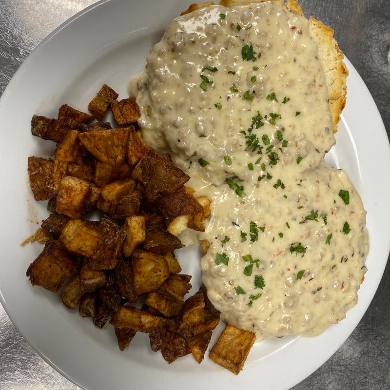 Biscuit with Sausage Gravy photo