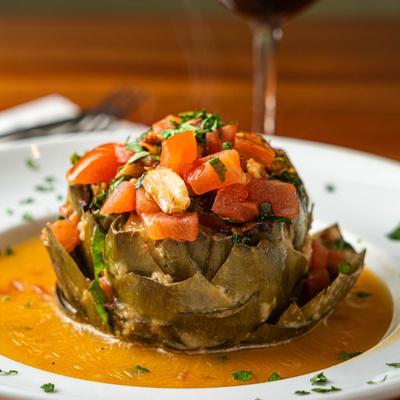 Stuffed Artichoke.