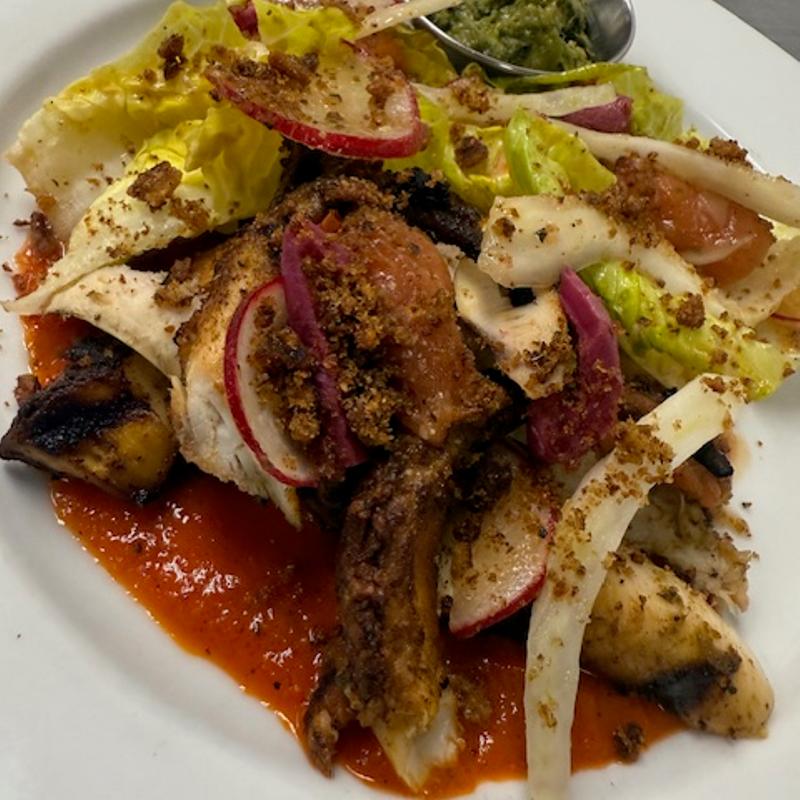 Paprika Citrus Herb Grilled Octopus photo