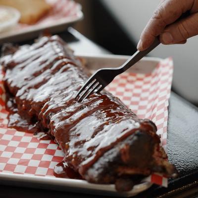 BBQ ribs.
