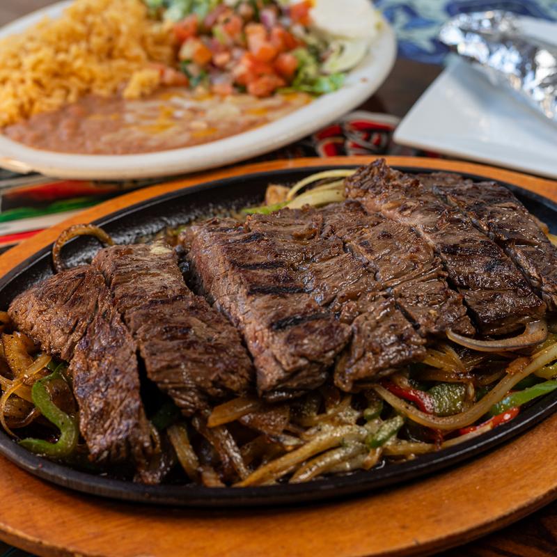 menu item 5 of 10, Sizzling Fajitas