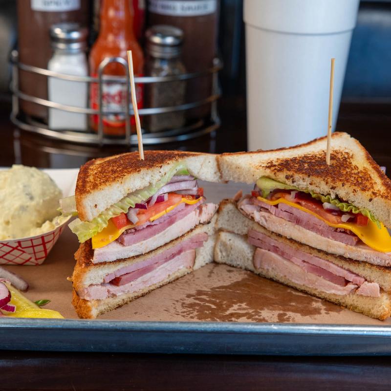 menu item 1 of 14, Smoked Club**