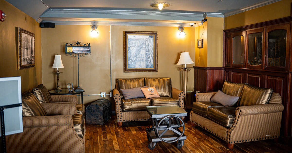Interior, lounge area