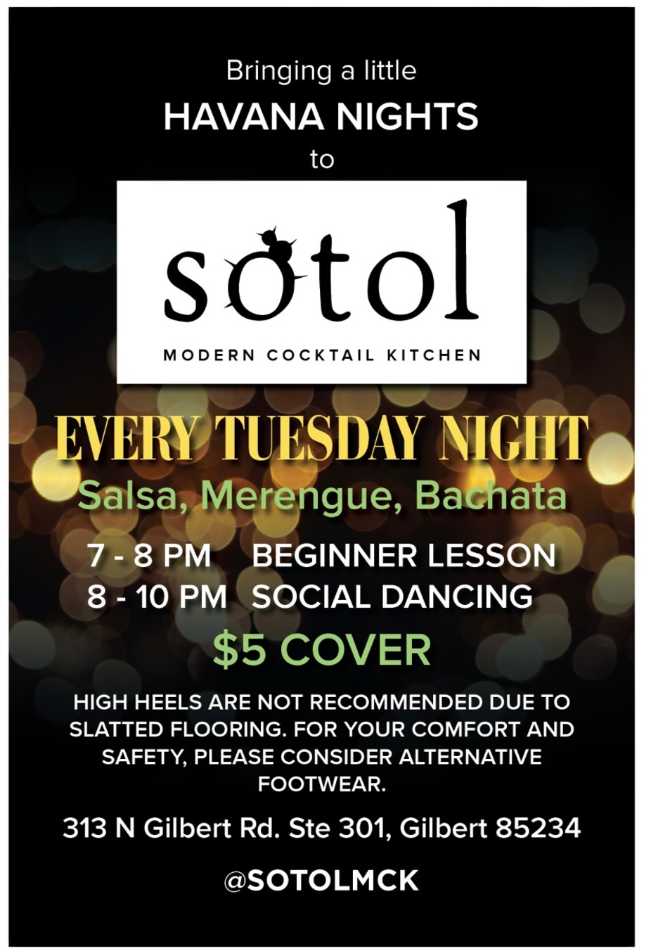 Tuesday's Havana night event photo