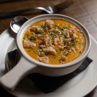 Lobster bisque.