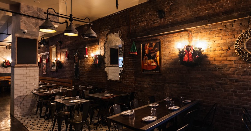 Interior, dining area
