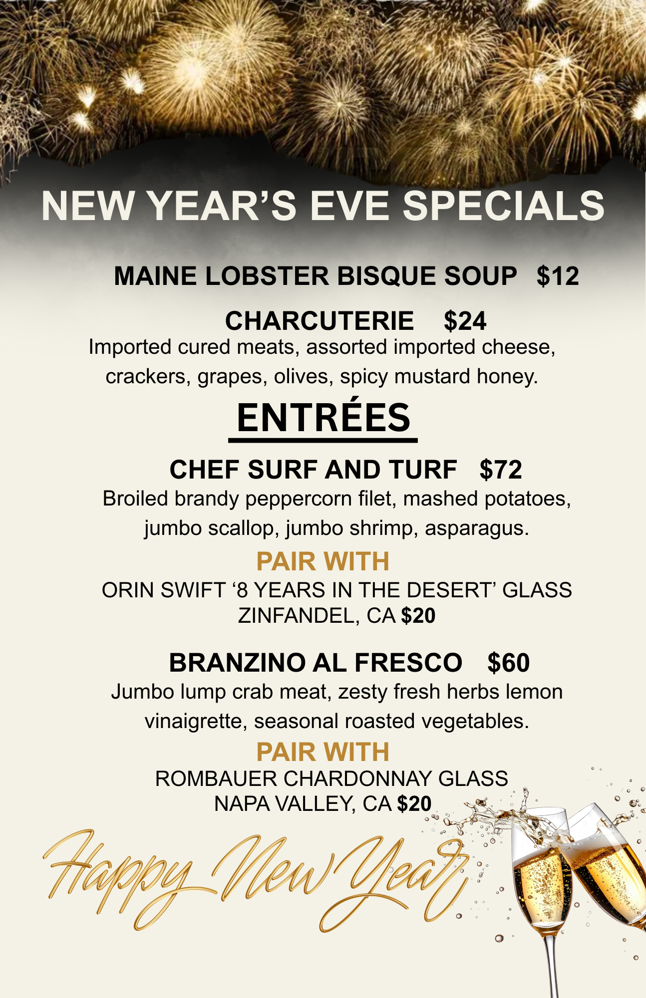 NEW YEAR'S EVE SPECIALS