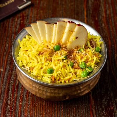 Basmati rice with various ingredients.