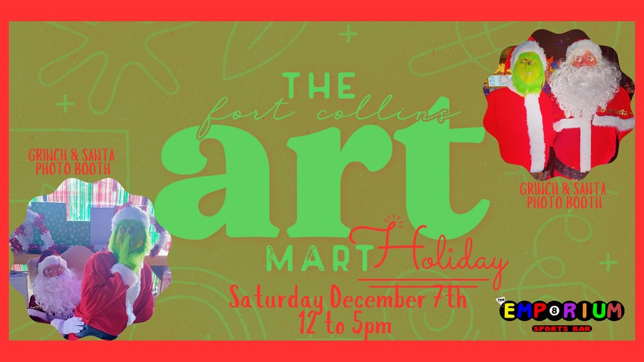 The Art Mart With Grinch & Santa photo Booth event photo