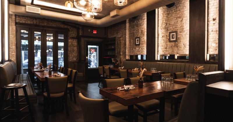 Interior, dining area