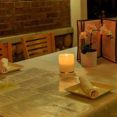 Le Bambou Restaurant Outdoor Dining.