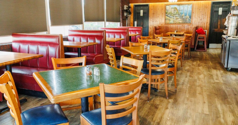 Interior, dining area
