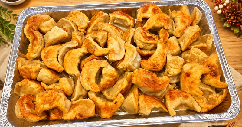Fried Peking Ravioli Tray