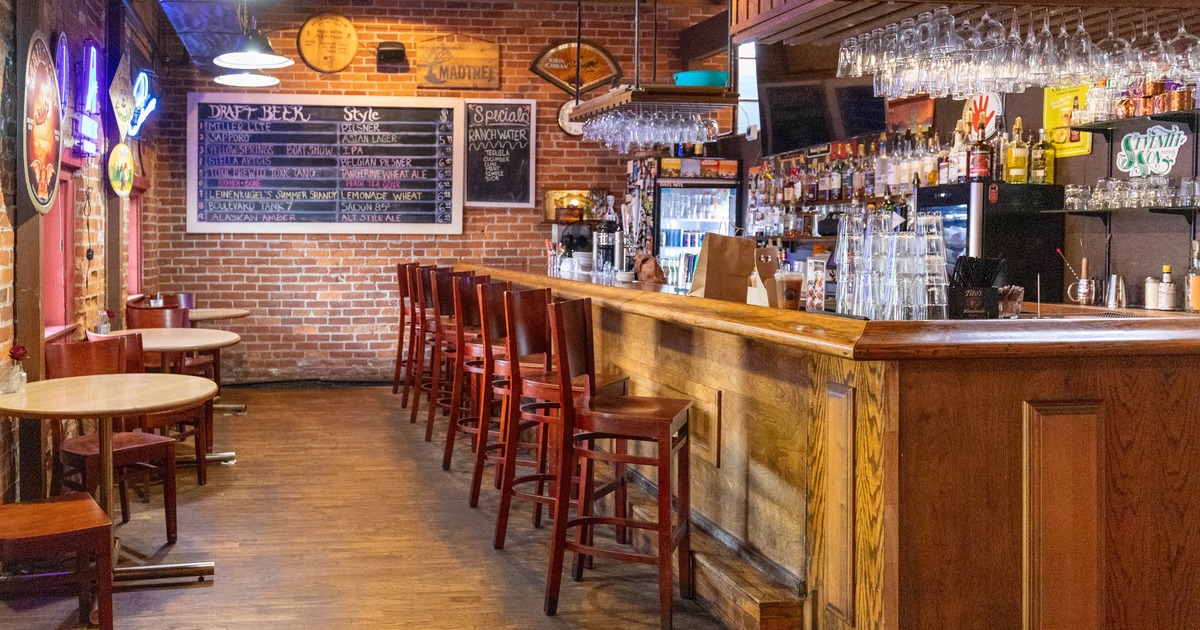 Interior, bar area