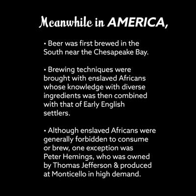 History of American brewing.
