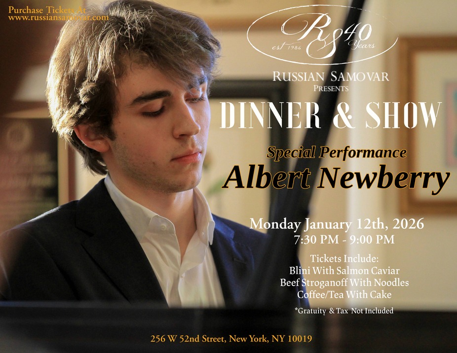 RUSSIAN SAMOVAR PRESENTS ALBERT NEWBERRY event photo