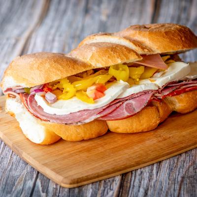 Italian subs come loaded unless noted otherwise.