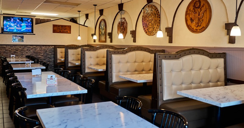 Interior, seating area