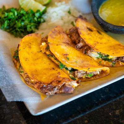 Quesabirrias, served.