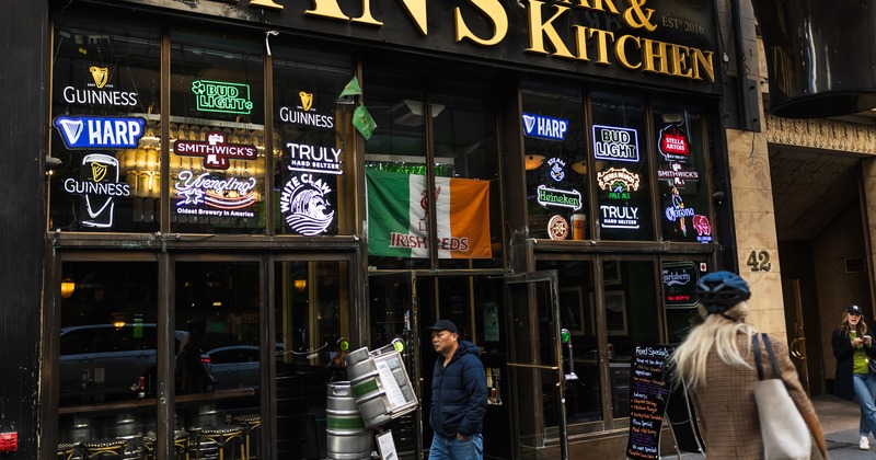 Restaurant front entrance