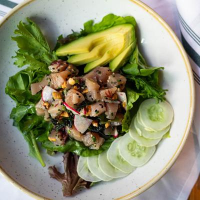 Albacore Tuna Poke Bowl