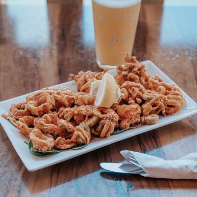 Calamari, served.
