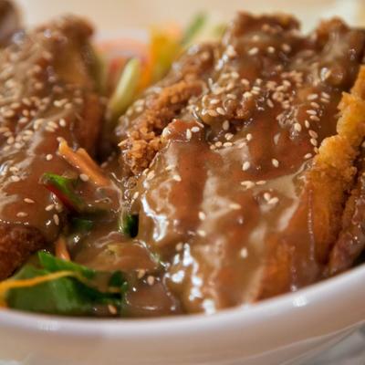 Thai peanut chicken salad.