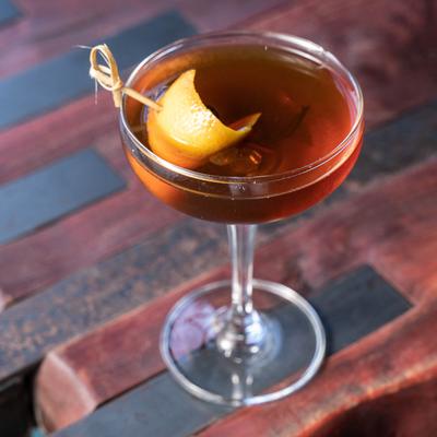 8 Seconds cocktail, closeup