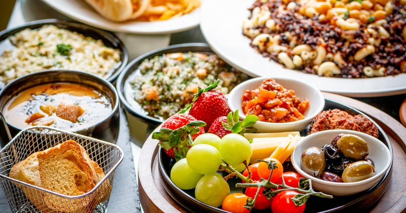 Assortment of dishes