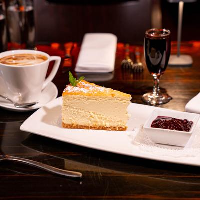 Classic New York Cheesecake.