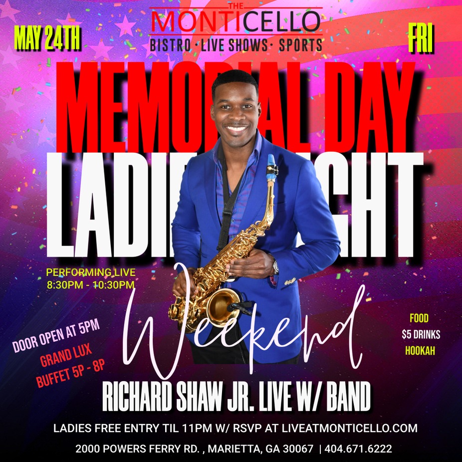 LADIES' NIGHT MEMORIAL DAY WEEKEND KICK-OFF @ MONTICELLO!!! event photo