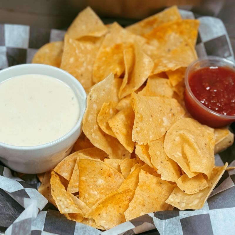 Chips Salsa and Queso photo