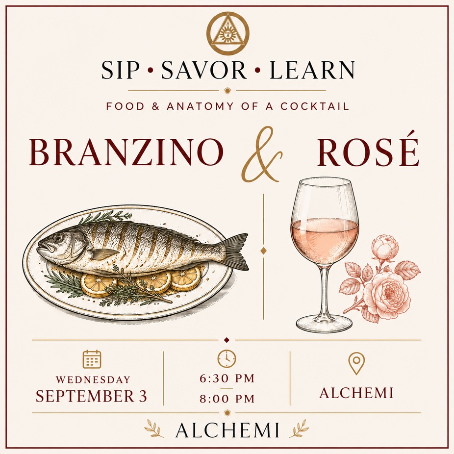 Sip, Savor, Learn: Branzino & Rose event photo
