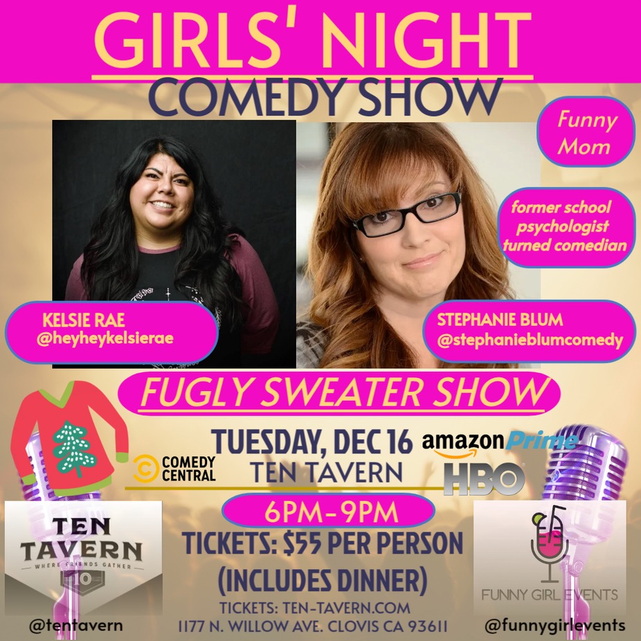 Ugly Sweater Girls’ Night Out Comedy Show at Ten Tavern event photo