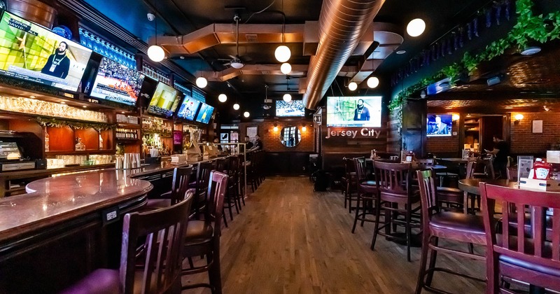 Interior, bar counter area