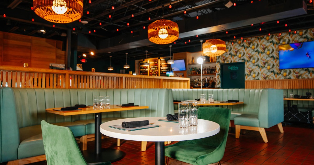 Interior seating area