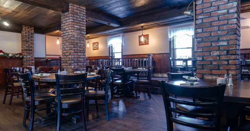 Interior, main dining area